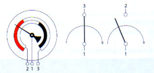 ТМ-510Р.05 - схема присоединения манометра электроконтактного